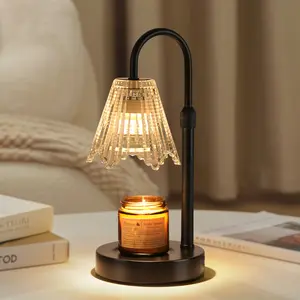 Luxury Crystal Candle Warmer Lamp | Smokeless Flame-Free Fragrance Glow