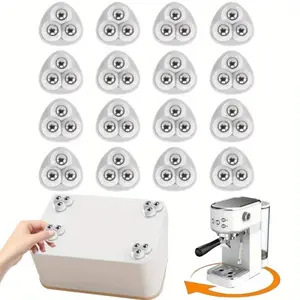 16Pcs Self-adhesive Universal Wheel High-strength Silent Universal Wheel 360 Degree Rotation Tool free Installation Suitable for Bedside Tables