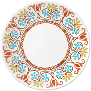 Corelle® Global Collection Terracotta Dreams 10.25” Dinner Plates, 4-pack