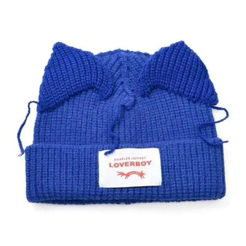 Cat Ear Fluffy Knit Beanie Hat, - TikTok Shop