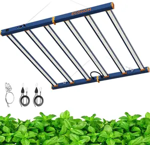 DEEPN LED Grow Light, 720W Grow Lights for Indoor Plants, Full Spectrum Growing Light Plant Foldable & Hanging Growing Lamps, Daisy Chain Dimmable Grow Lamp, Commercial for 3x3ft Coverage in Grow Tent