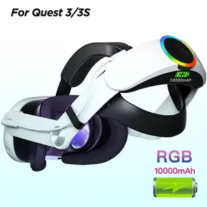 Head Strap for Meta Quest 3/3S with 10000mAh Battery Head Strap Replacement VR Accessories Adjustable Comfort Fast Charging