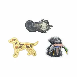 Duck Down Designs Waterfowl Decal 3-Pack Camo Companion Wetland Retriever Backwater Curl Durable Weather Resistant Vinyl Stickers for Gear and Gifts