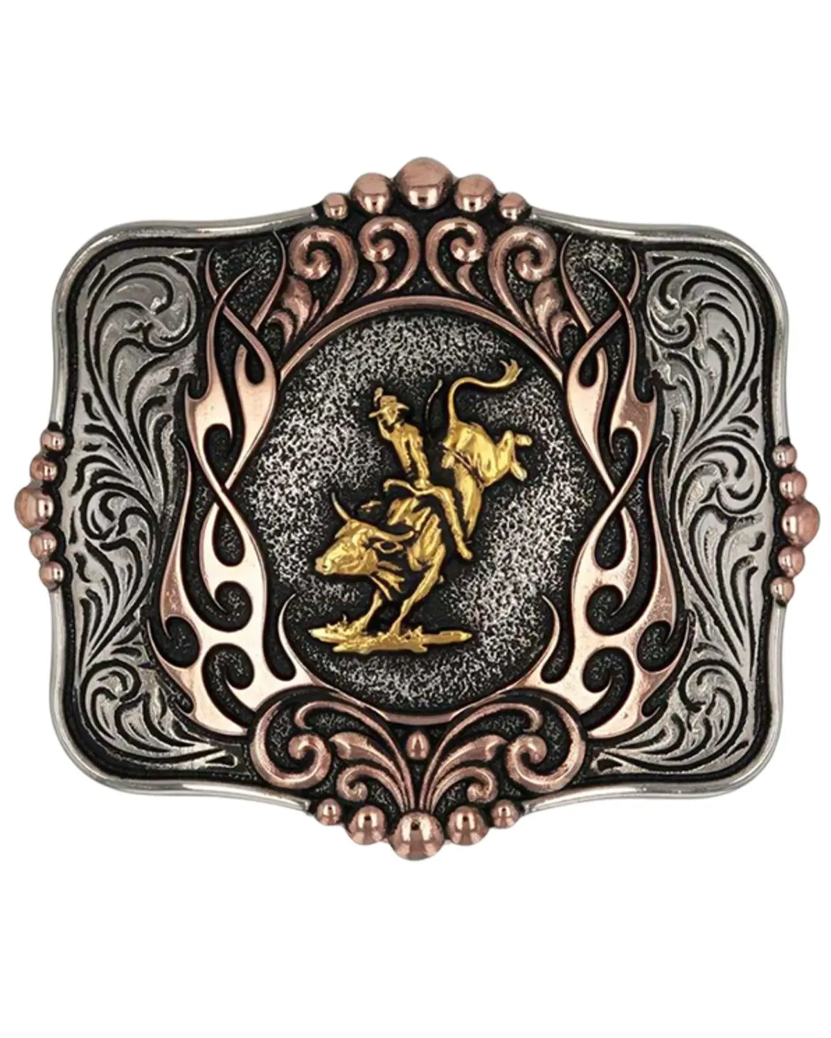 Montana Silversmiths Men's Men'S Code Of The West Belt Buckle - A1038p