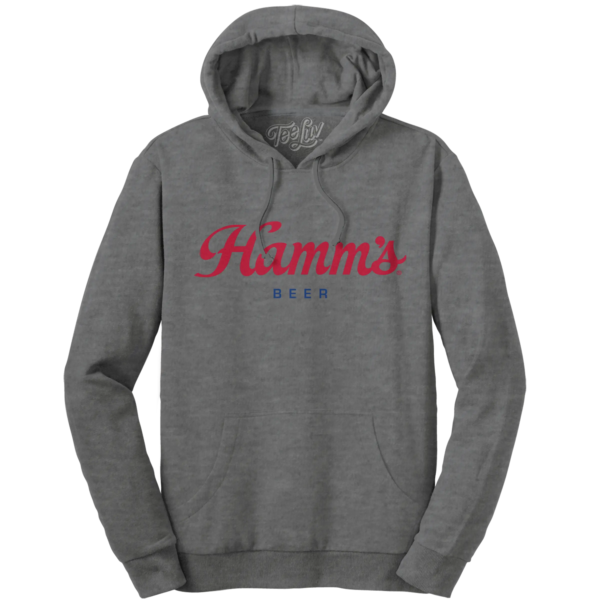 Hamm's Beer Logo Hooded Sweatshirt - Oxford Gray
