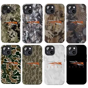 Sitka Camo Collection Phone Case - Subalpine & Elevated Hunting Design for iPhone 17 16 15 14 13 12 11 Pro Max - Pro Hunter Gear Aesthetic Shockproof Cover
