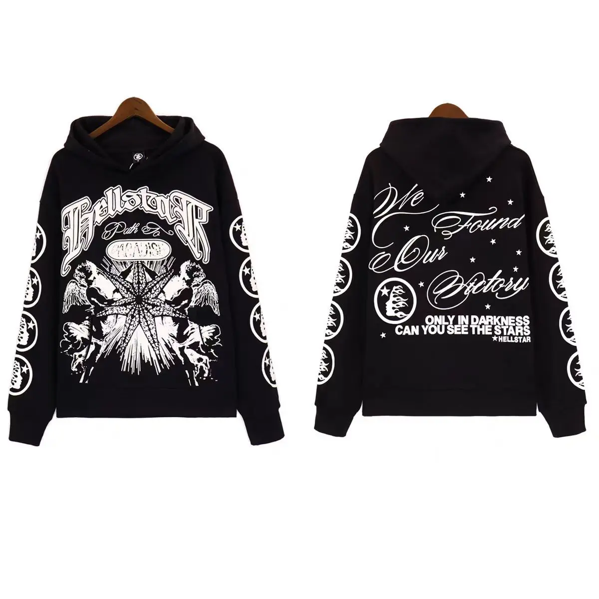 【 Cotton Hoodie 】 DY W21 Black
