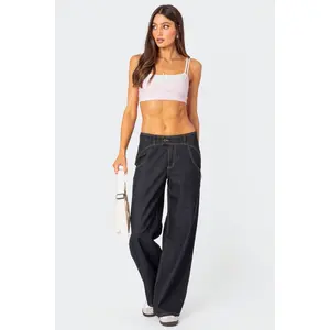 Western Low Rise Wide Leg Jeans Western Low Rise Wide Leg Jeans