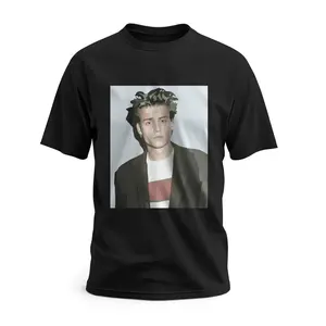 T-Shirt johnny Event Big depp Gift for Men Friend Short Sleeve Boy Women Girl Tee Unisex Family Shirt Shirts Novelty