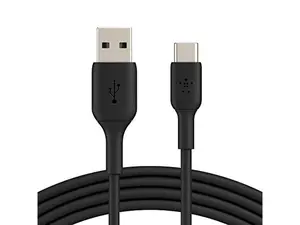 Belkin CAB001bt3MBK 9.8ft Black Boost Charge USB-C to USB Cable, USB Type-C Cable for Note10, S10, Pixel 4, iPad Pro, Nintendo Switch and more