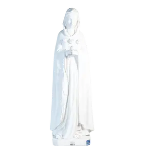 The Faith Gift Shop  Mystic Rose Virgin Mary all White Statue- Made in Italy - Our Tuscany Collection -   Maria Rosa Mistica Blanca