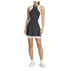 adidas Womens Premium Sleeveless Mini Dress Tennis Casual Casual - Black