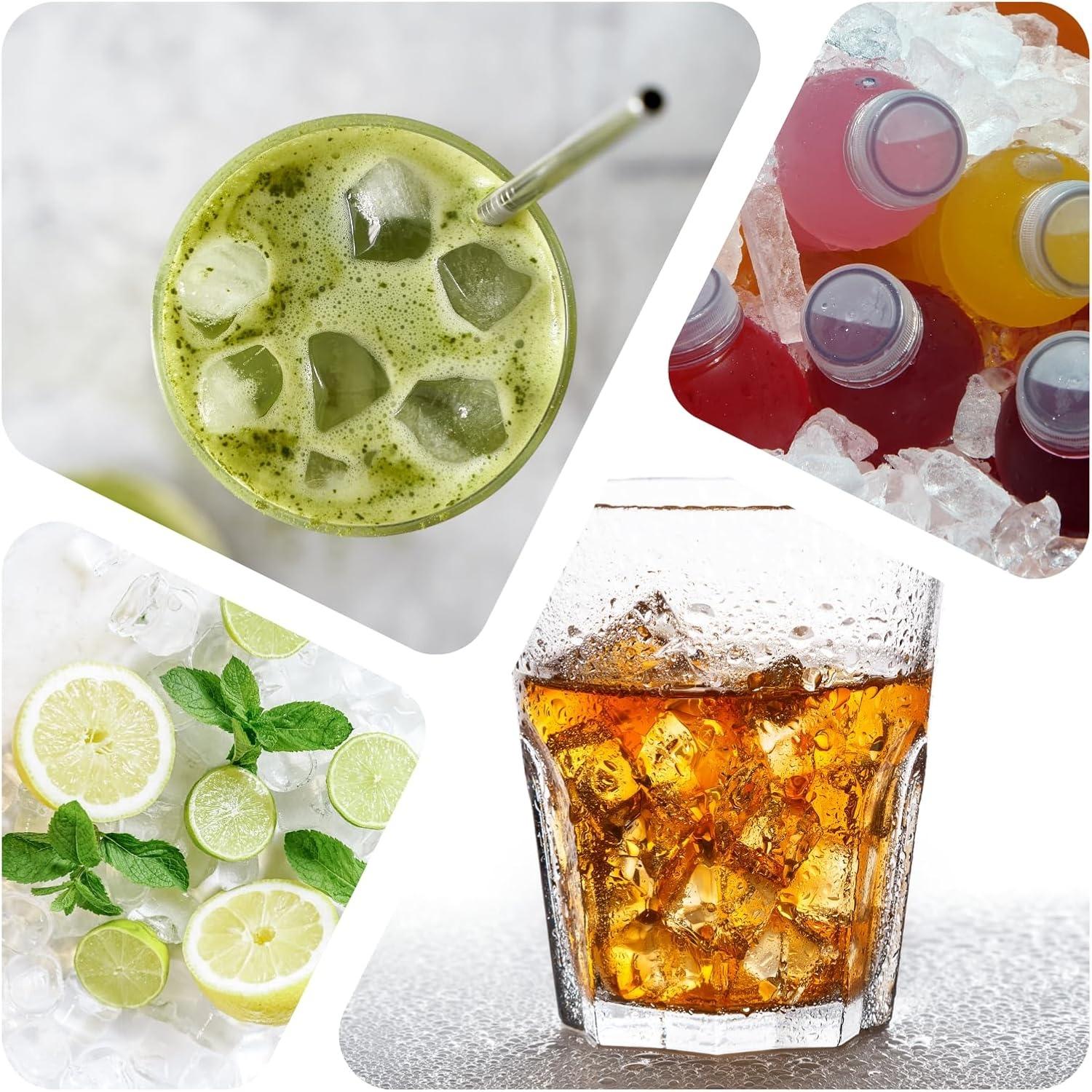 Quick Freezing Silicone Ice Cube Mold, Flexible Reusable Ice Tray for Iced Coffee, Juice, Cold Drinks and Daily Home Beverage Use