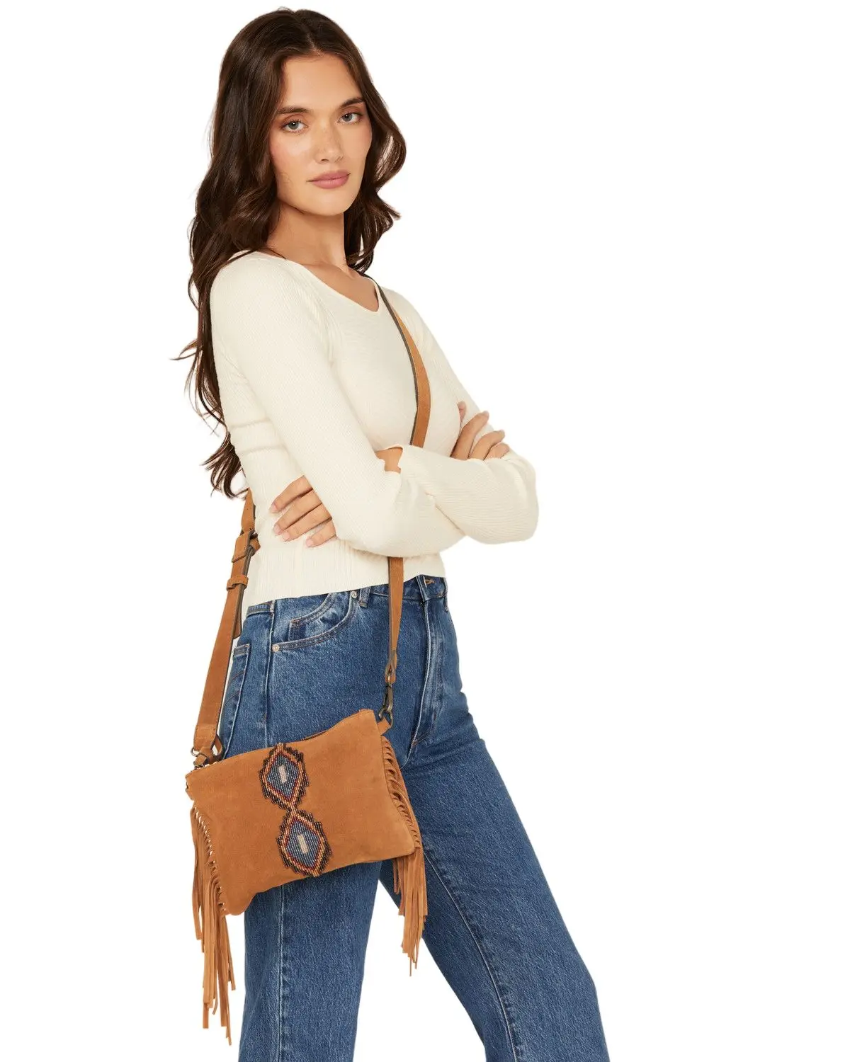 Shyanne Women's Women'S Sierra Suede Crossbody Bag - Safa24hb7-Bn