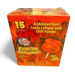 Puerquitos Dragon-Spicy Piggy Lollipops with Chili Powder