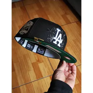 MLB Dodgers 59FIFTY Cap – Iconic Team Logo Embroidery, Side Patch Detail, Structured Crown Design, Durable Streetwear Hat Suitable For Sports, Travel And Everyday Wear