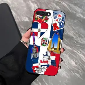 Dominican Pride Transparent Case - Premium Soft TPU Shockproof Phone Case for iPhone 8 Plus, Dominican Republic Phone Case, Phone Case, Case--975