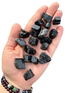 Raw Black Tourmaline Stone - Grade A (Small) Raw Black Tourmaline Stone - Grade A (Small)