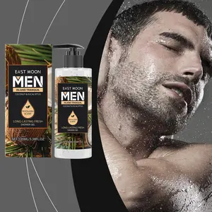 Eucalyptus Coconut Scented Body Wash, Shower Gel, Moisturizing and Gentle Cleansing, Refreshing Fragrance, Hydrating Skin Care, Long-Lasting Scent