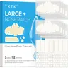 TKTK Hydrocolloid Nose Patches - XL 91x48mm Contoured Pore Strips, Fragrance-Free Sensitive Skin Beauty & Acne Clearing Products, 5-Size Dots/Strips for Pimple Extraction, Oil Absorption (112 Count) #sohochic,familyfun,TikTokShopblackfriday