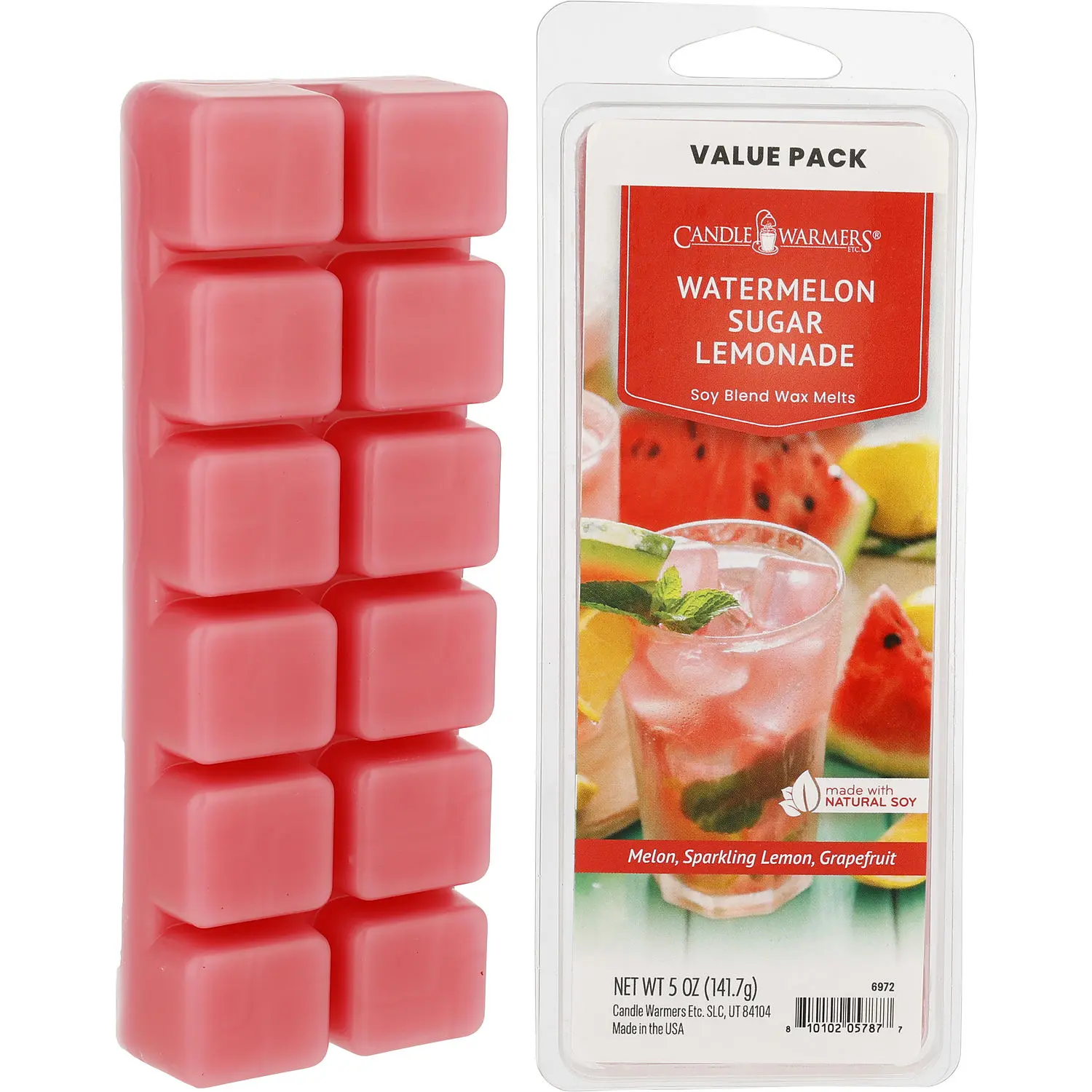 Candle Warmers Watermelon Sugar Lemonade By Candle Warmers Soy Blend Wax Melts For Unisex Candle Warmers Watermelon Sugar Lemonade By Candle Warmers Soy Blend Wax Melts For Unisex