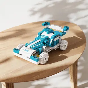 WhalesBot D1 STEM Coding Robot Car Kit for Kids, 21-in-1 Interactive Robotics Building Set with App Control & Programming, Educational STEM Toy, Fun Birthday Gift for Boys & Girls