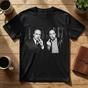 Tony Soprano Vito Corleone Mafia Crossover Graphic Tee, Comfort Colors Shirt