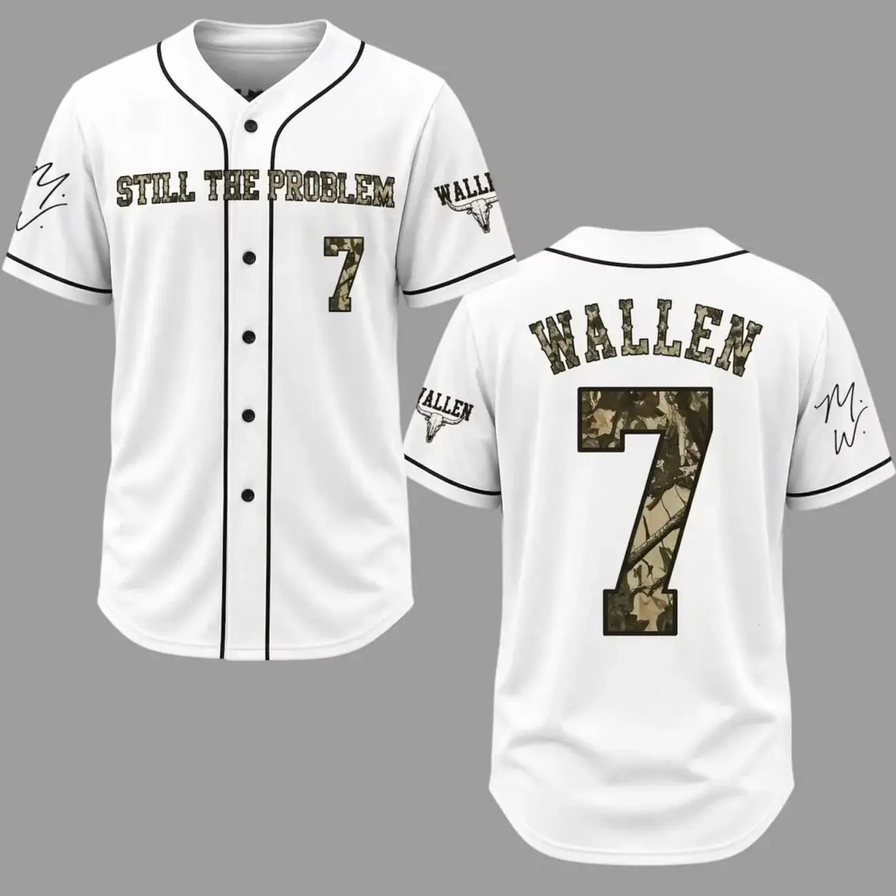 MW Baseball Jersey, Wallen Still The Problem Tour 2026 Baseball Jersey, Country Music Fan Merch Shirt