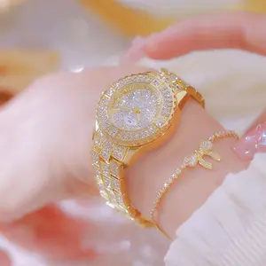 Women's Sparkling Crystal Watch – Luxury Starry Dial Fashion Wristwatch, French Hot-Selling Design