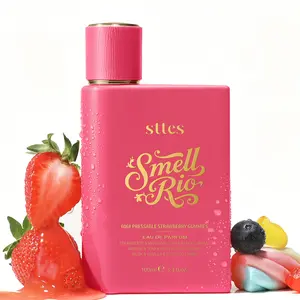 New Sttes Perfume 606# (Pressable Strawberry Gummies) – Eau de Parfum for Women – Richer Scent, Longer Lasting – Strawberry, Marshmallow, Fruit Gummies, Vanilla – Perfumes & Fragrances(100ml / 3.4 fl oz)