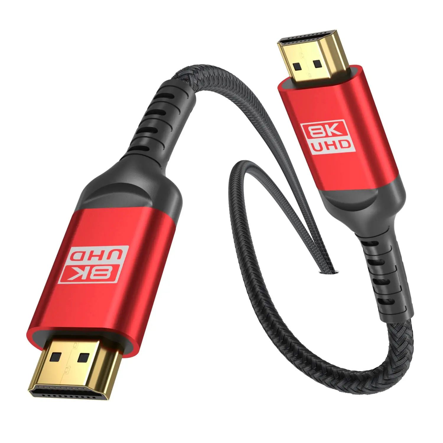 8K Ultra 48Gbps High Speed 12 FT HDMI Cable, 12 Foot -4K@120Hz 8K@120Hz, eARC, HDR10, DTS:X, HDCP 2.2 & 2.3, Compatible with PS4/5,Blu-ray, Monitor,PC and More