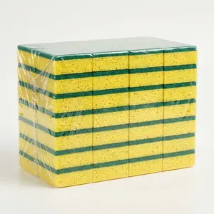 Kitchen Cleaning Sponges 24 Pack Heavy Duty Dish Scrubber Sponge for Pots Pans Dishes Stink Free Cleaning