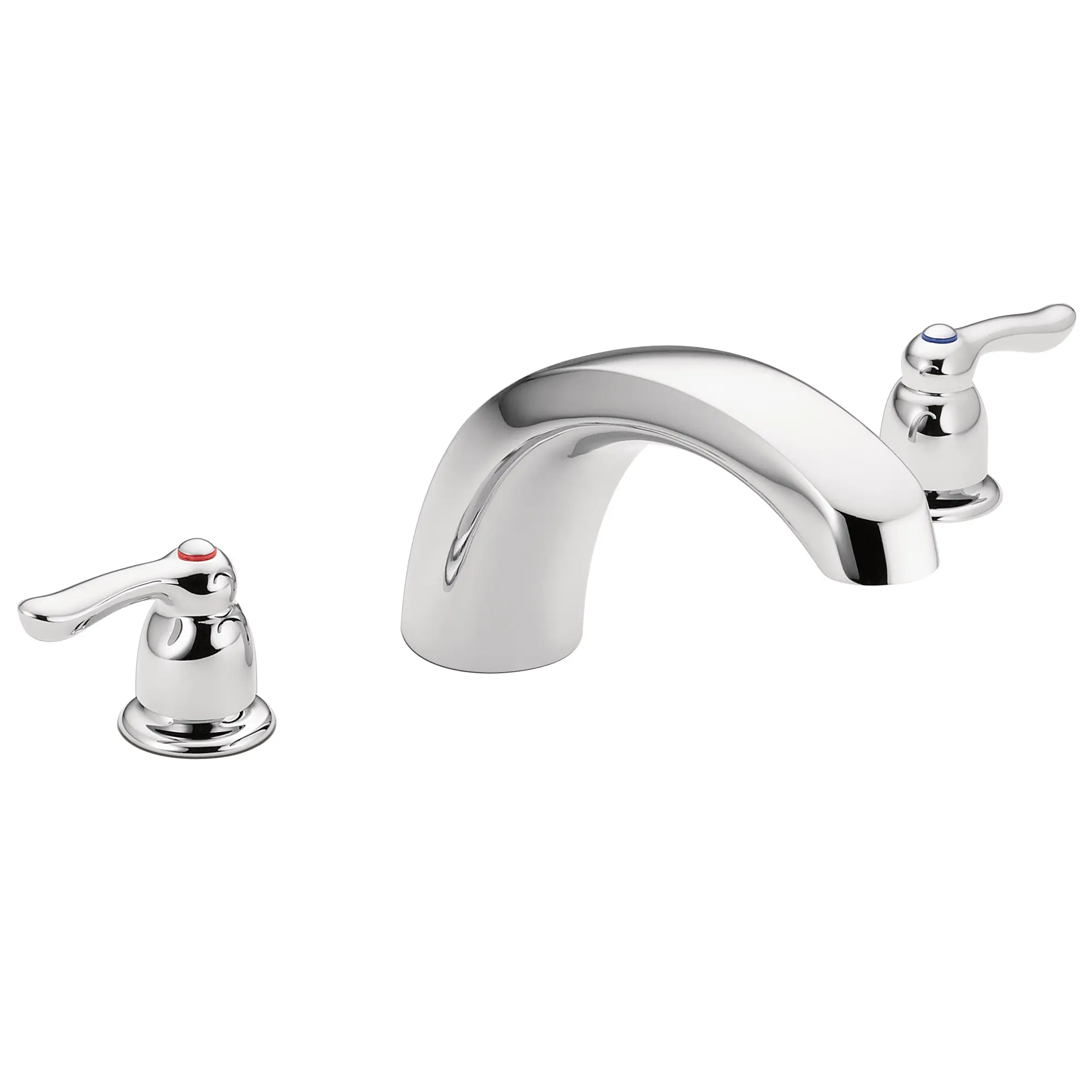 Chateau Chrome Two-Handle Low Arc Roman Tub Faucet