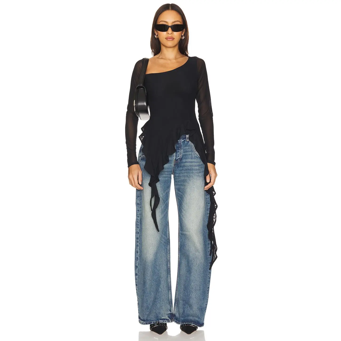 AFRM Doris Top in Noir