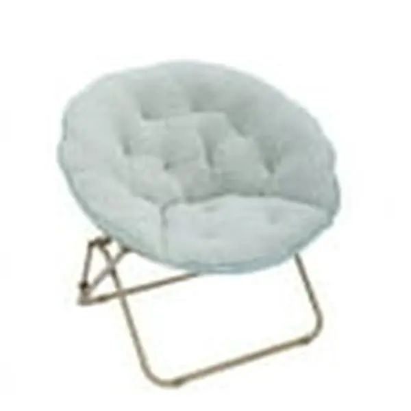 Saucer Chair for Kids and Teens, Soft Sea