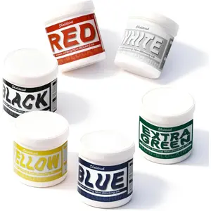 ShaliteinkScreen Printing Ink Set(PVC Free) - 6-Colors(10oz), Non-Blocking Printing Plastisol Ink for Cotton, Screen Printing Supplies for Polyester and Other Fabrics