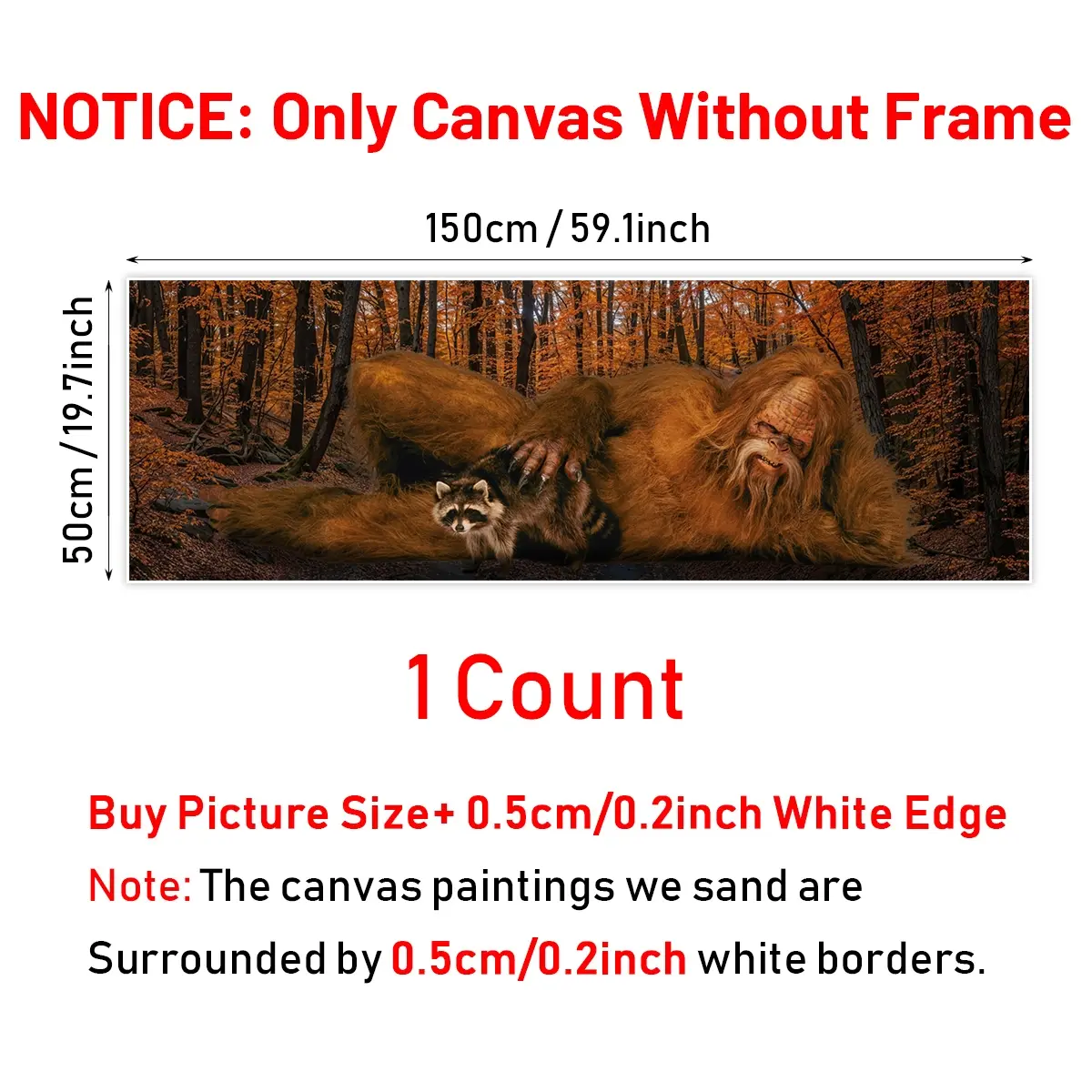 19.7x59.1in(Unframed)-V