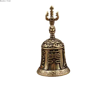 Large Brass Hand Bell Taoist Sanqing Bell Vajra Bell Feng Shui Ornament Pure Copper Handheld Rattle Loud Clear Sound for Meditation Rituals Spiritual Decor Collection Craft Non-slip Stainless Steel Ground Grip Crampons Portable Ice Cleats Winter Sports