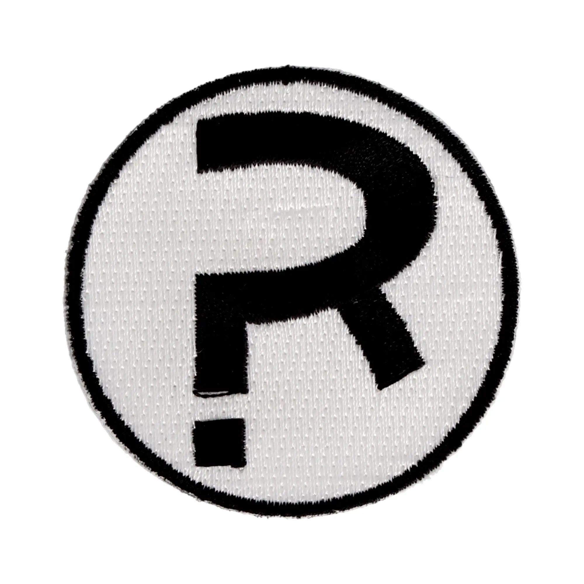 Official Licensed Umbrella Academy 2.5 in Circular Black and White Fabric Patch, Rumor's Emblem Brooch with Iron-On Back, Circular Shape, Celebrate The Umbrella Academy, No