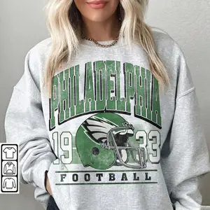 Vintage 90s Style Philadelphia Football Sweatshirt, The Birds Game Day T Shirt, Sundays Are For The Birds Football Season Gift For Fans