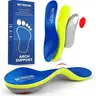 RETREON High Arch Support Comfy Insoles - Trim-to-Fit Athletic Shoe Accessory with PU Cushion Foam, Shock Absorption, Joint Support, Heel Liners for Plantar Fasciitis Relief, Bushcrafting