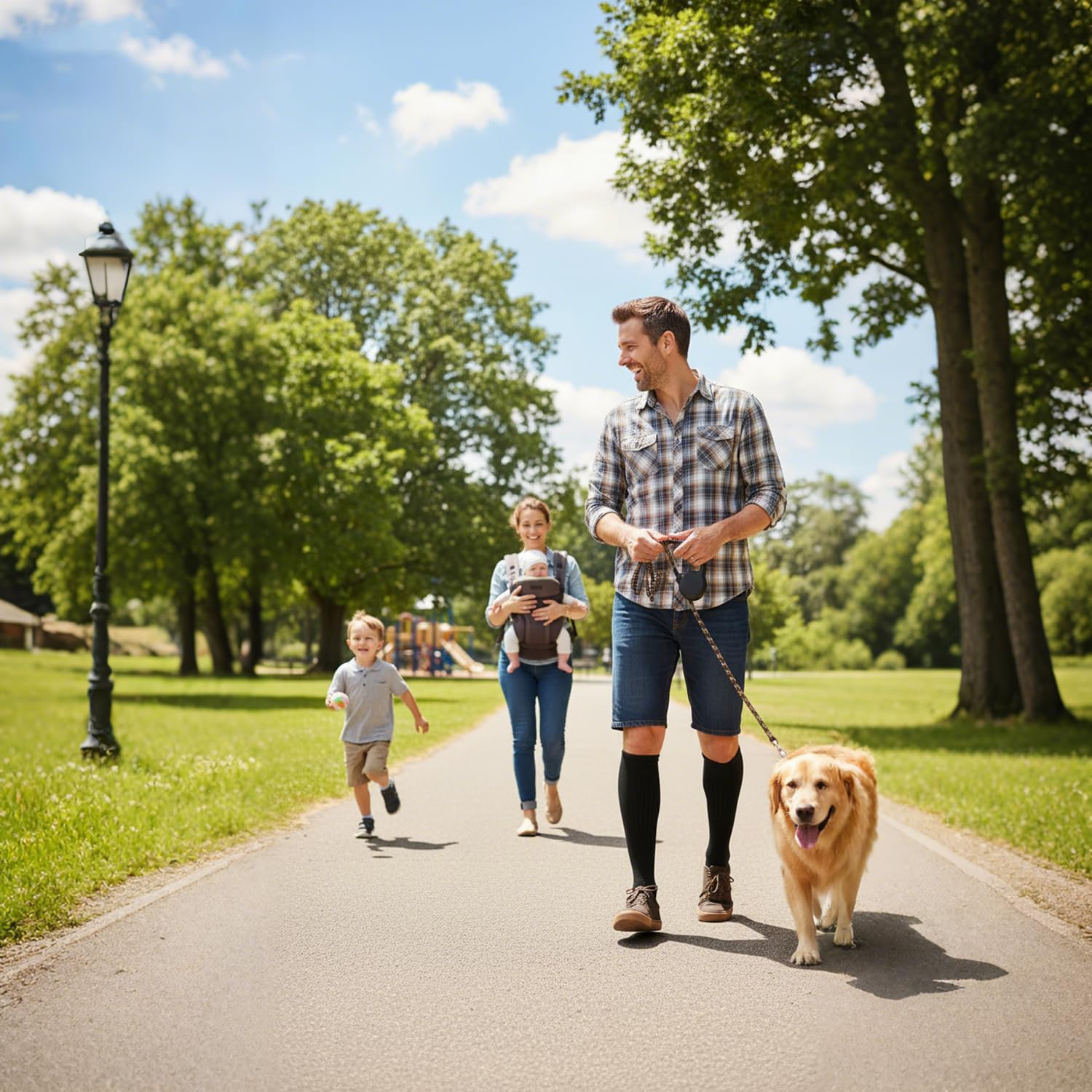 3/5 Pairs Compression Socks for Women and Men, Comfortable Knee High Socks, Breathable Stretch Nylon Cotton Blend for Running Cycling Work Travel, Everyday Athletic Socks Multi Pack