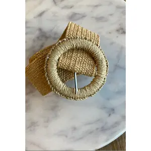 Woven Belt, Tan