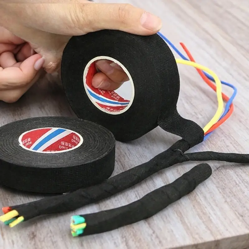 High-Temperature Fire-Resistant Electrical Insulation Adhesive Tape, Durable Tear-Proof Industrial Wire Wrap Tape, Waterproof Strong Hold Multi-Purpose Repair Tape, Wire Harness Tape
