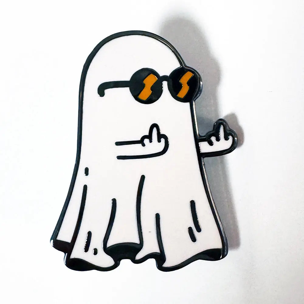 Unfriendly Ghost Pin