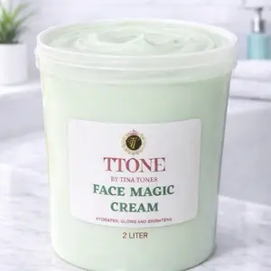 Wholesaler  TINA TONER  FACE MAGIC CREAM             {half GALLON  bucket 2 Liter