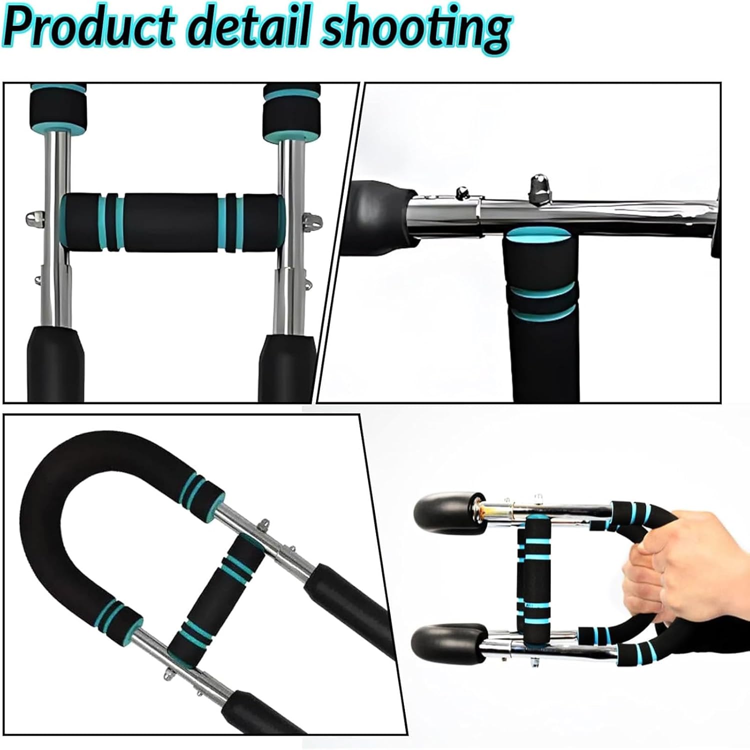 Adjustable Spring Workout Bar for Full Upper Body Fitness Portable Home Gym Equipment with Multi-Functional Strength Training Machine for Chest Arms Biceps Abs Shoulders and Back Adjustable Spring Workout Bar for Full Upper Body Fitness Portable Home Gym Equipment with Multi-Functional Strength Training Machine for Chest Arms Biceps Abs Shoulders and Back