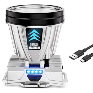 Rechargeable LED Headlamp with Super Bright White Light, Waterproof Design for Camping, Running, Cycling & Fishing Outdoor Activities
