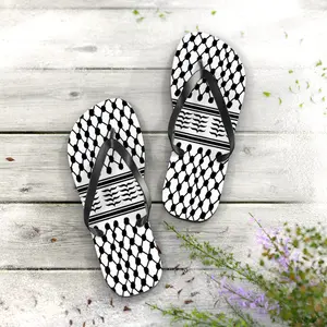 Palestine Kuffiyeh Flip Flops