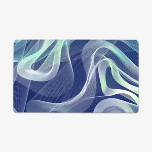Crinkle Cut Tulle Thin Desk Mat